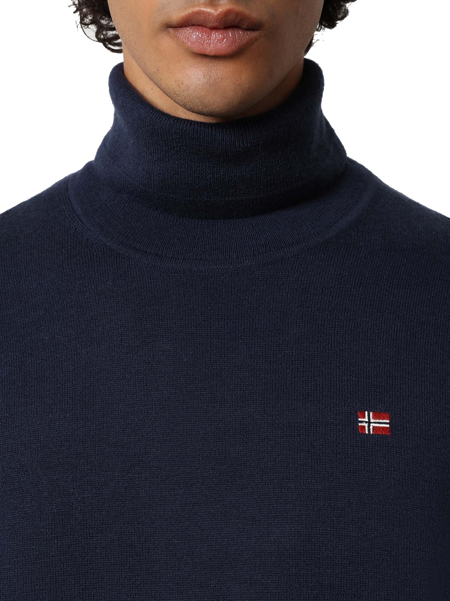 Maglie a collo alto Blu Napapijri