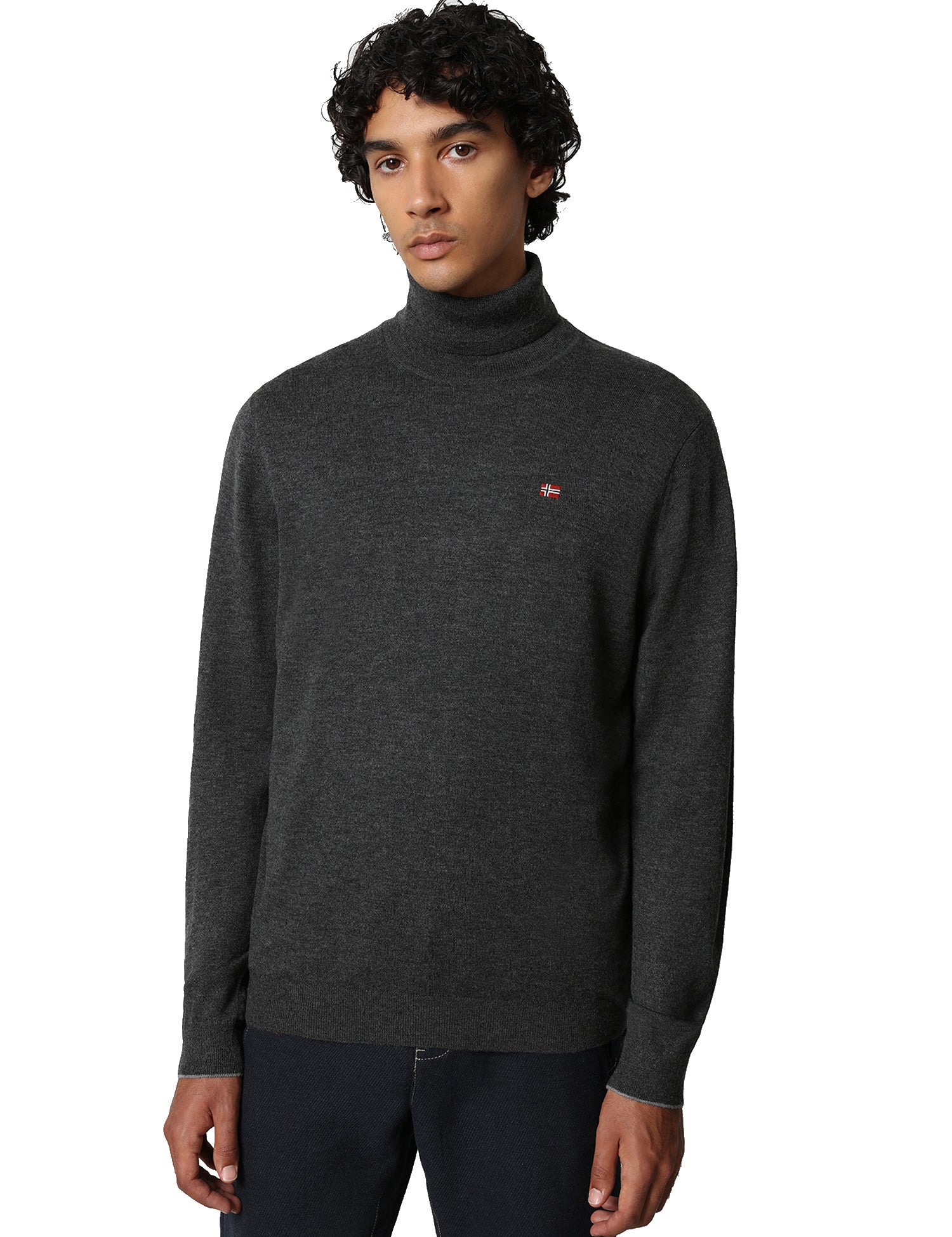 Maglie a collo alto Grigio Napapijri