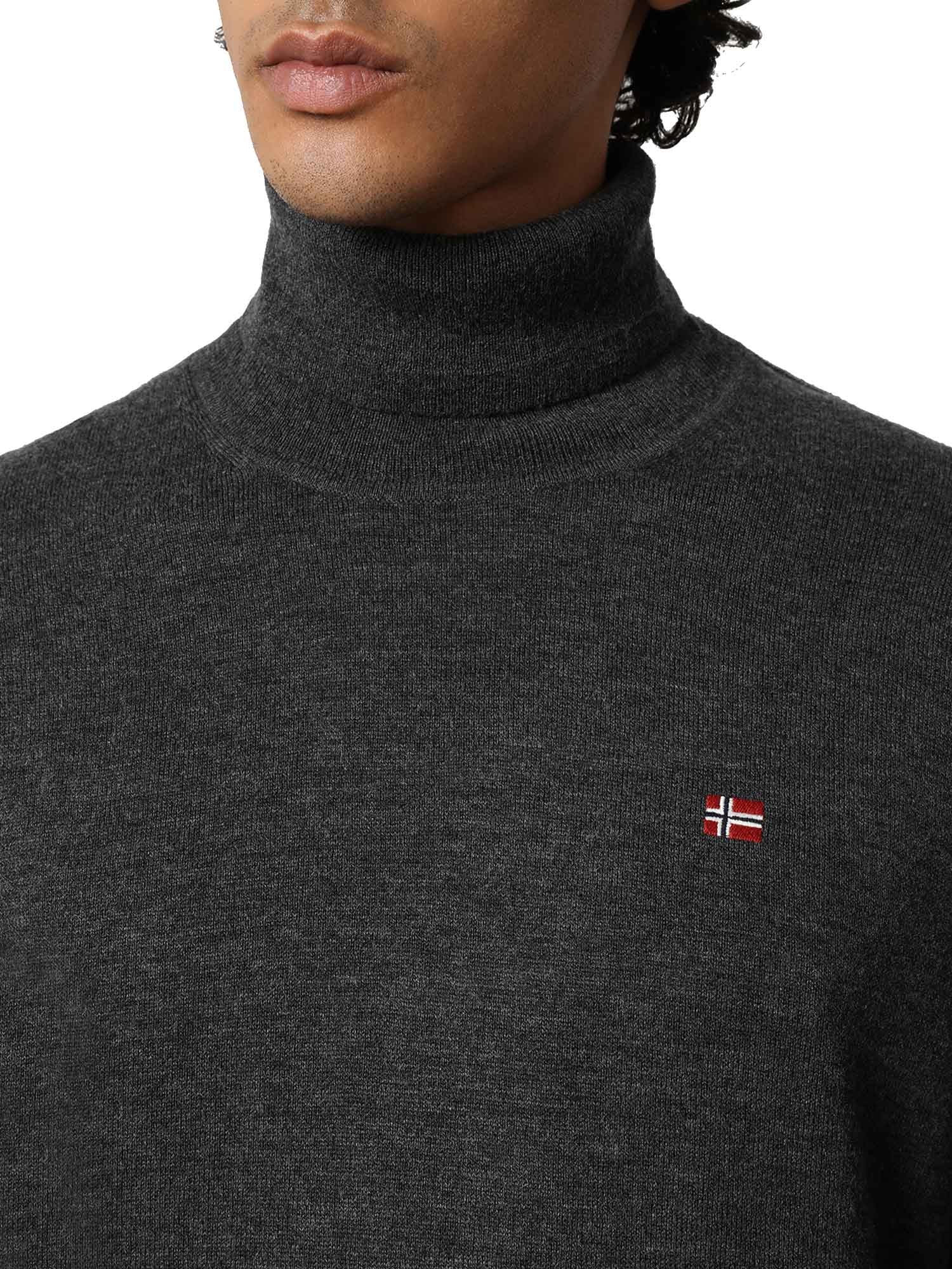 Maglie a collo alto Grigio Napapijri