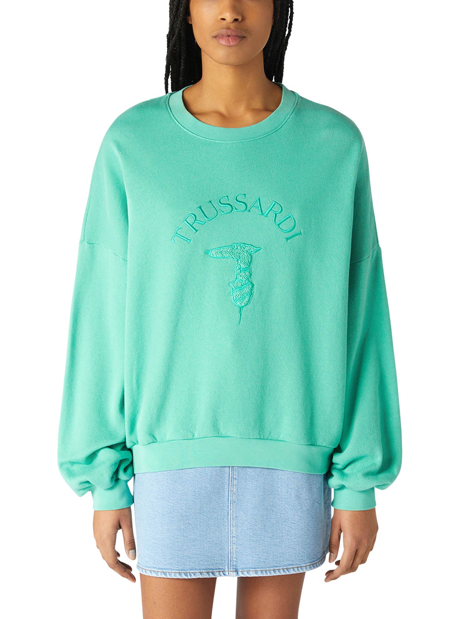 Felpe Verde Trussardi Jeans