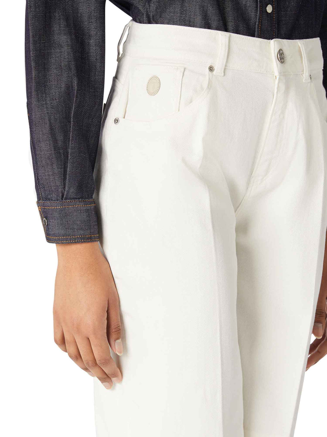 Bermuda Bianco Trussardi Jeans