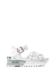 Sandali zeppa Bianco Liu-jo