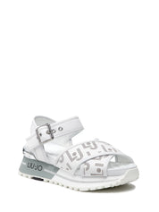 Sandali zeppa Bianco Liu-jo