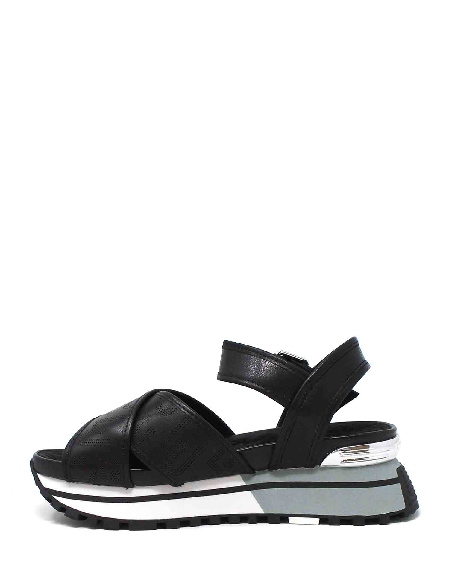 Sandali zeppa Nero Liu-jo