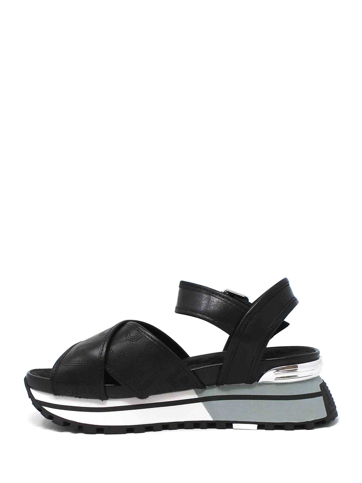 Sandali zeppa Nero Liu-jo