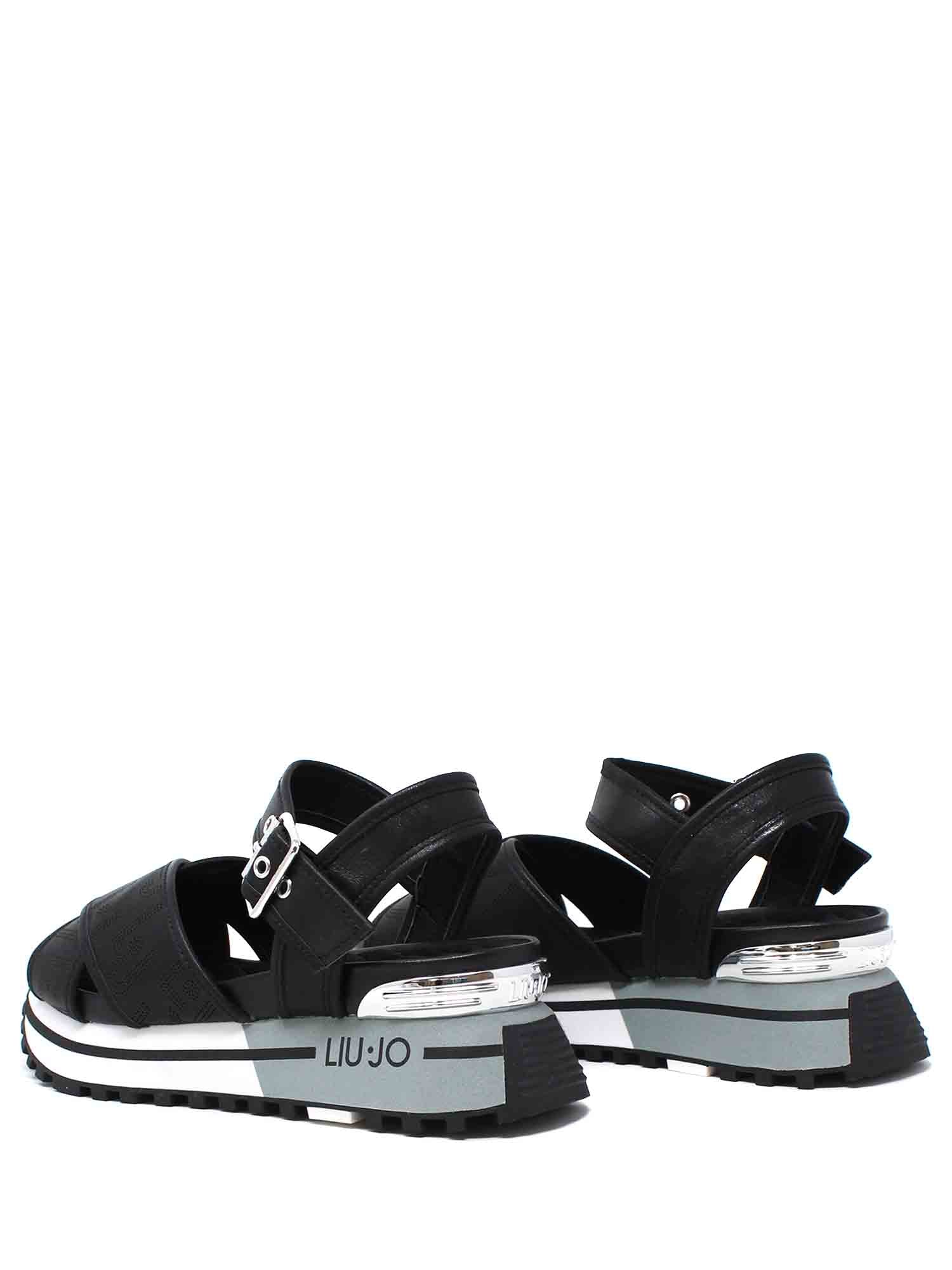 Sandali zeppa Nero Liu-jo