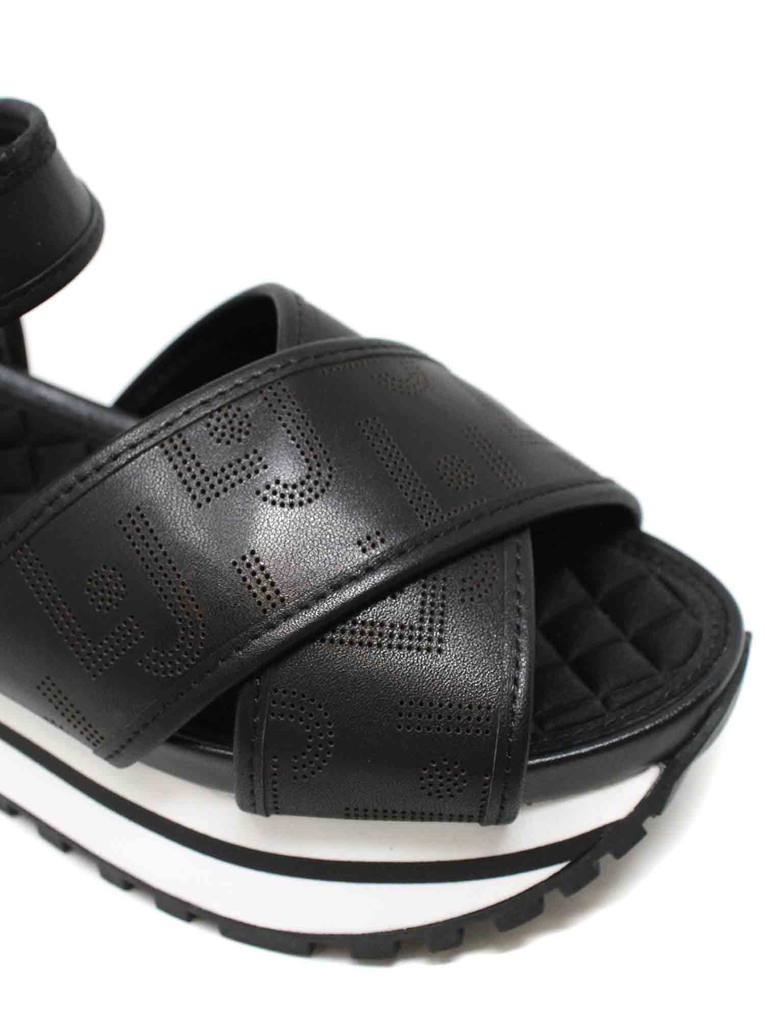 Sandali zeppa Nero Liu-jo