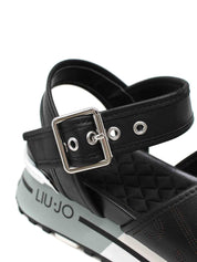 Sandali zeppa Nero Liu-jo