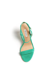 Sandali tacco Verde Guess