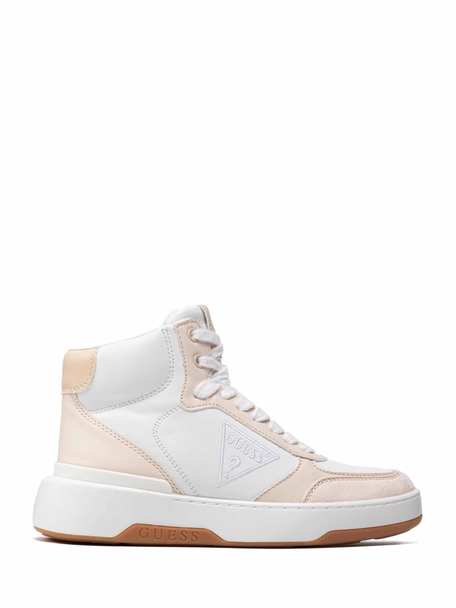 Sneakers Bianco Rosa Guess