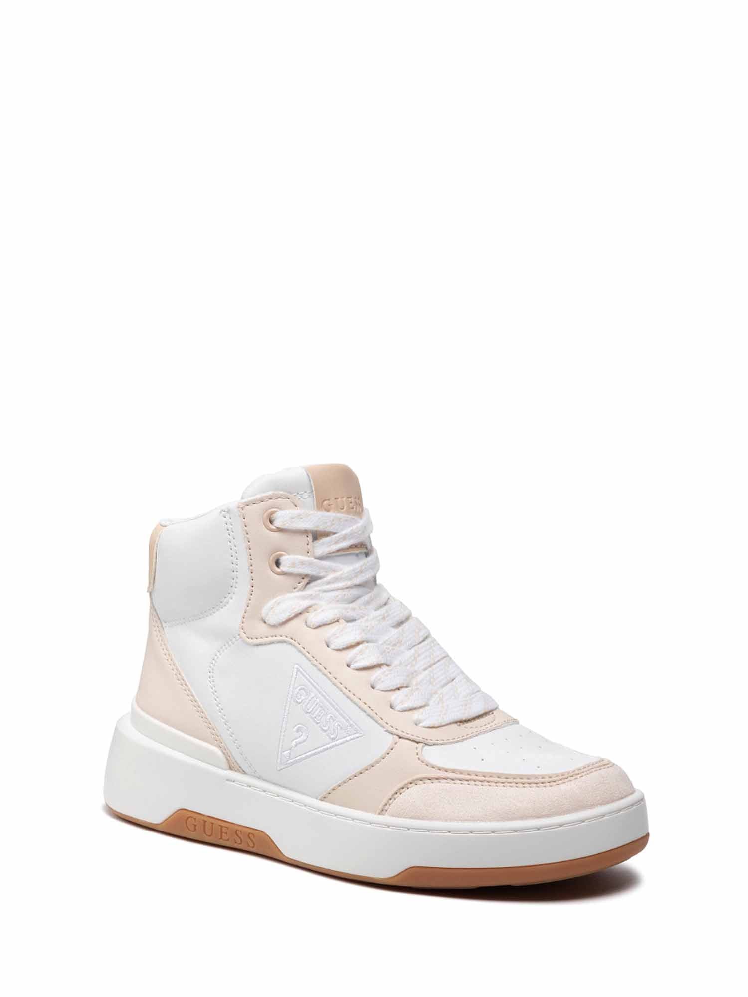 Sneakers Bianco Rosa Guess