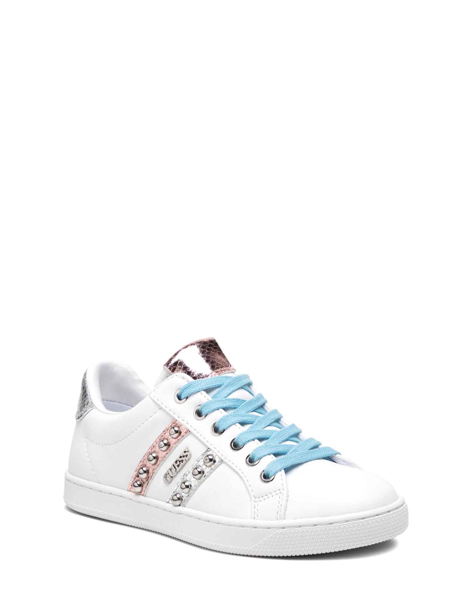 Sneakers Bianco Rosa Guess
