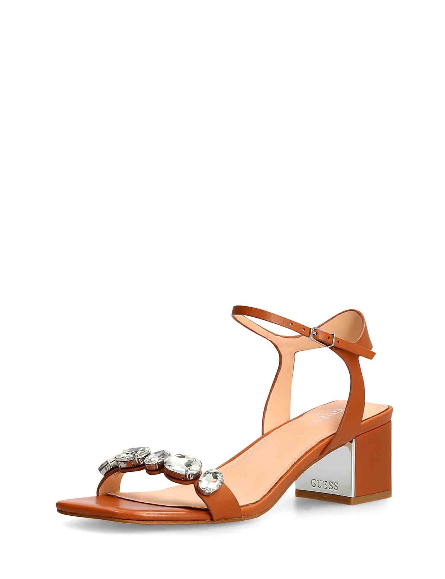 Sandali tacco Marrone Guess