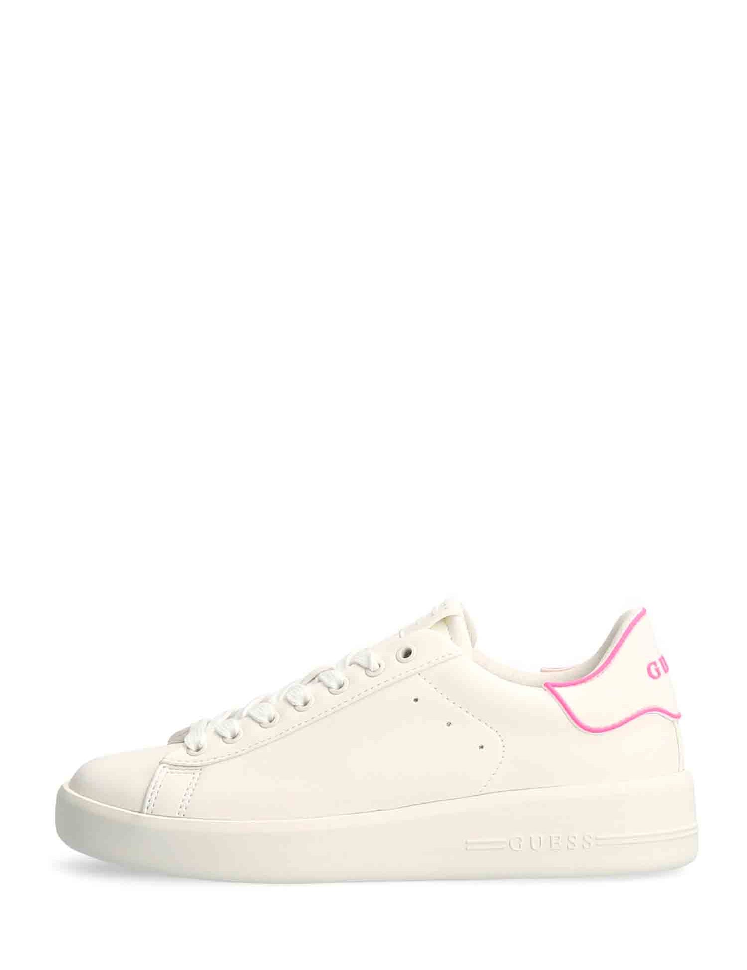 Sneakers Bianco Rosa Guess