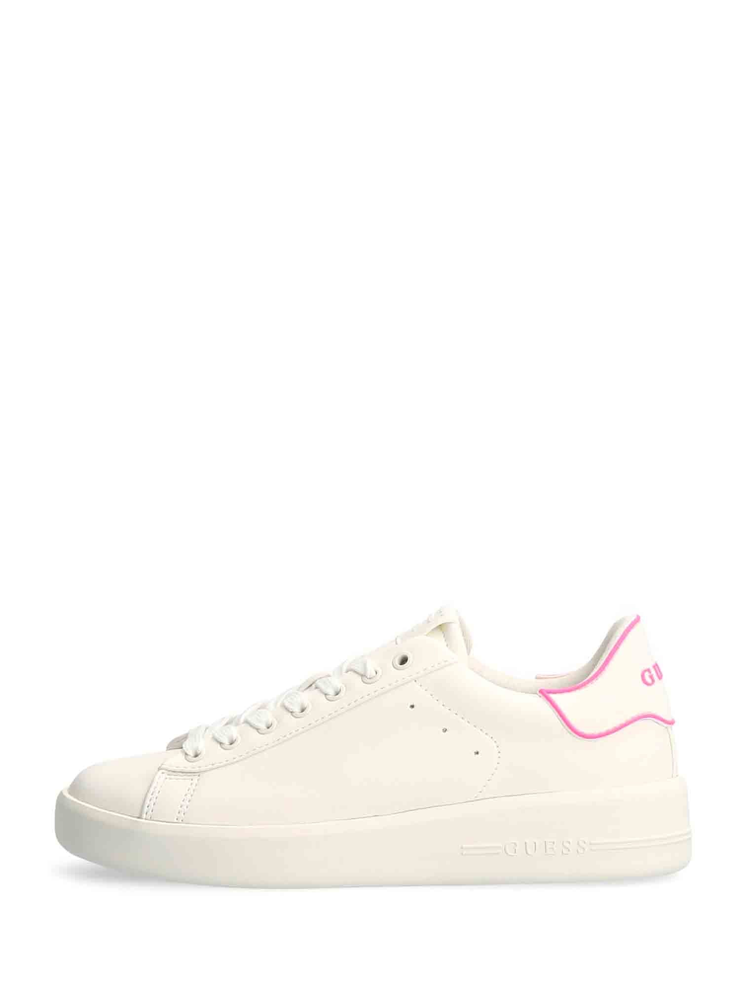 Sneakers Bianco Rosa Guess