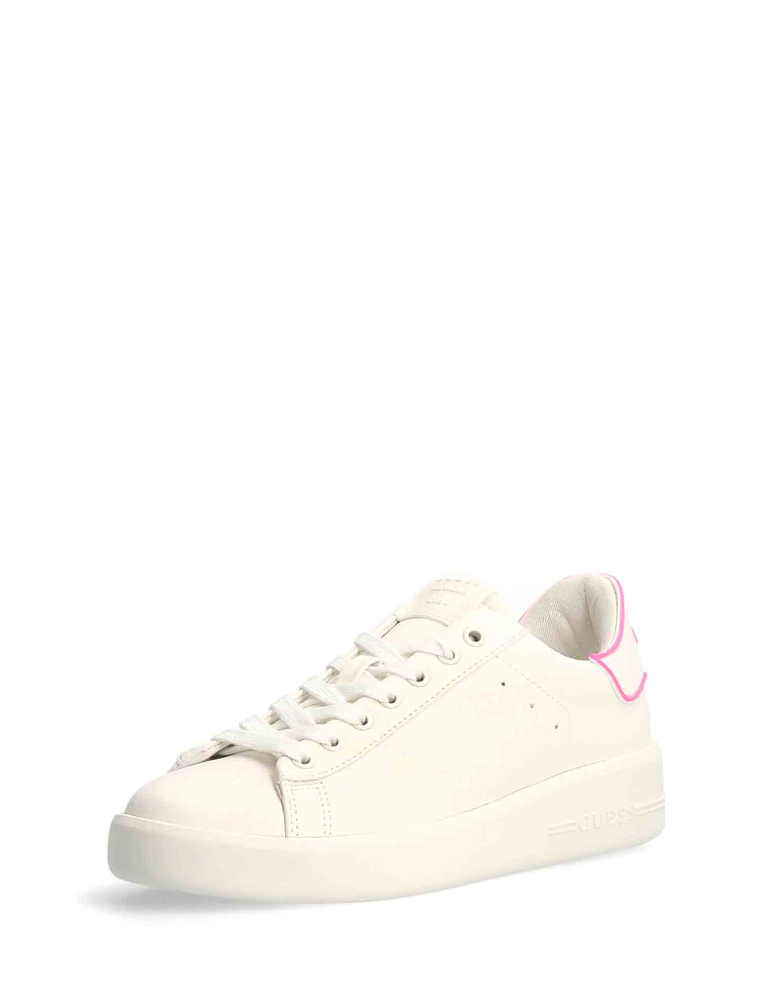 Sneakers Bianco Rosa Guess