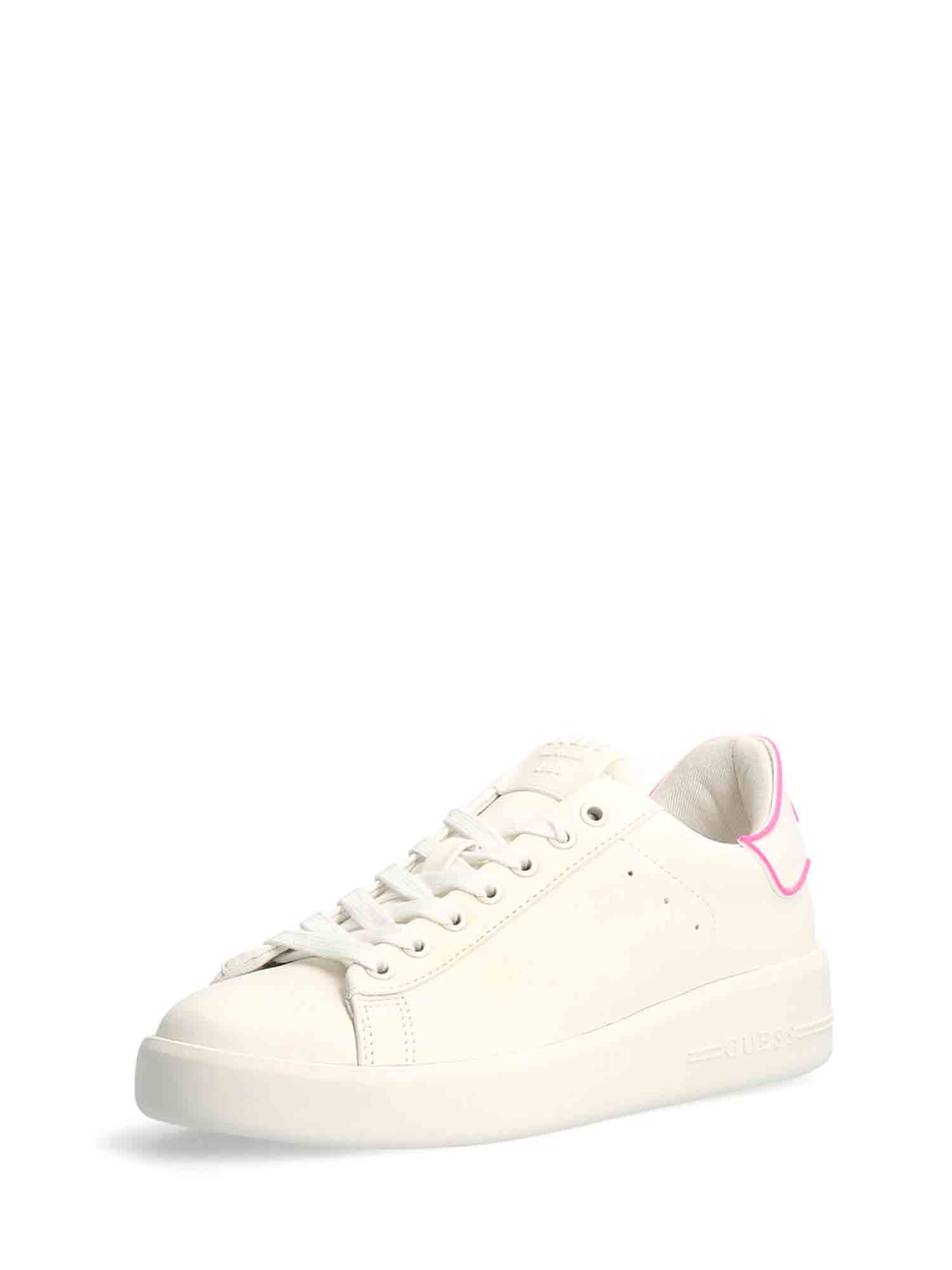 Sneakers Bianco Rosa Guess