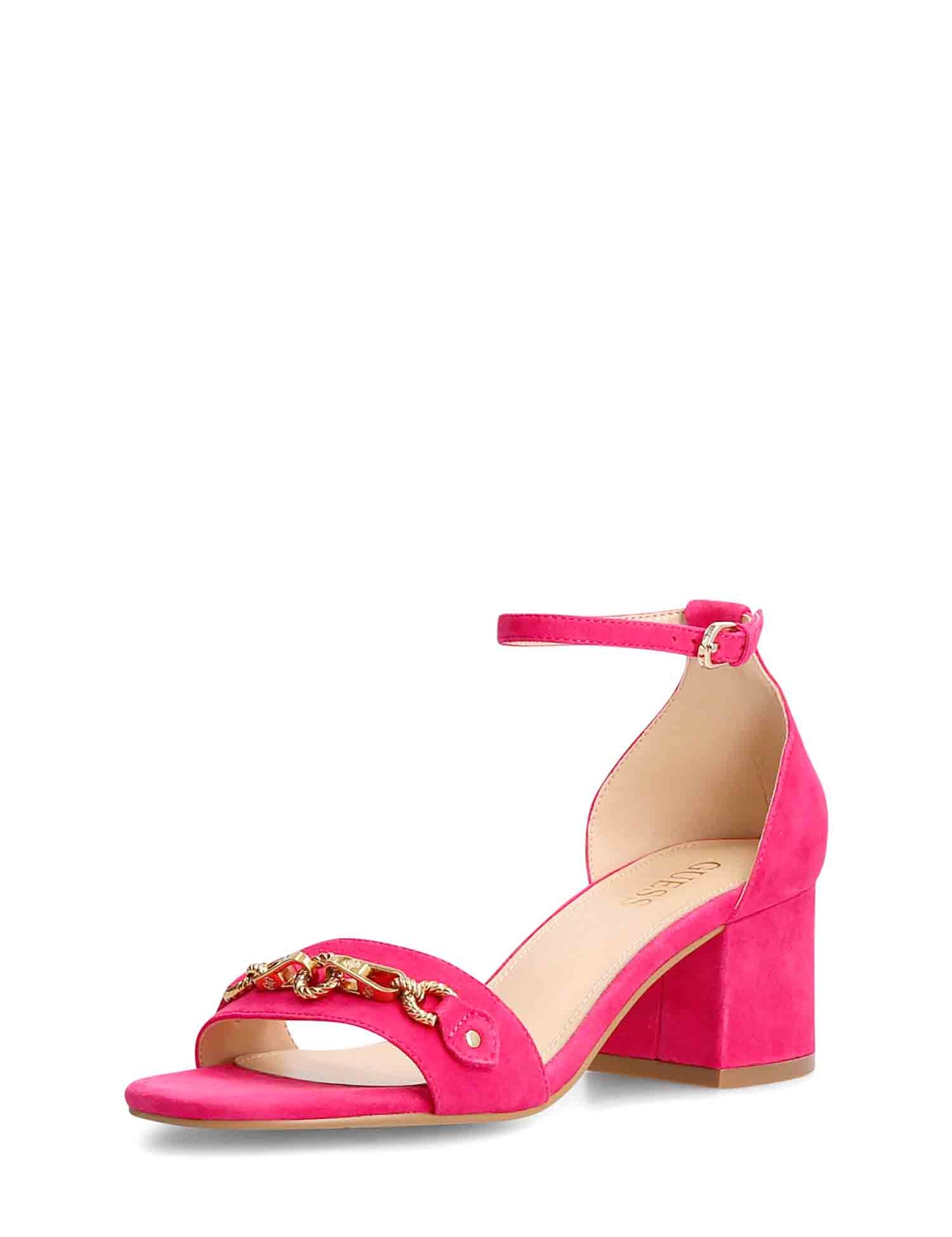 Sandali tacco Rosa Guess