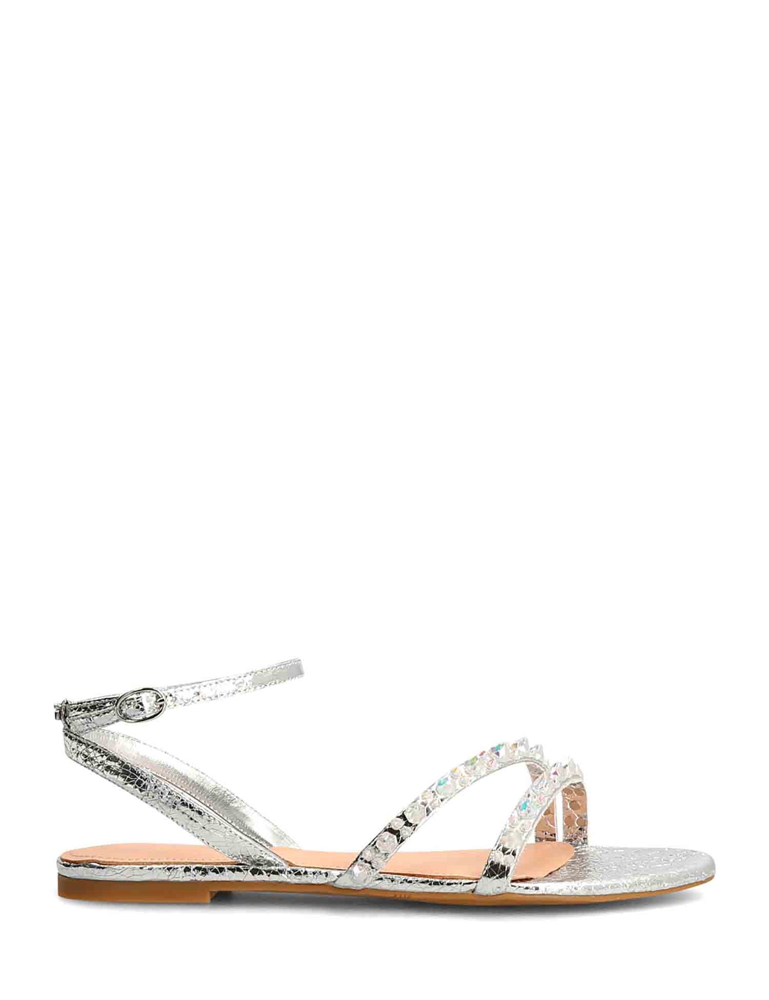 Sandali Argentato Guess