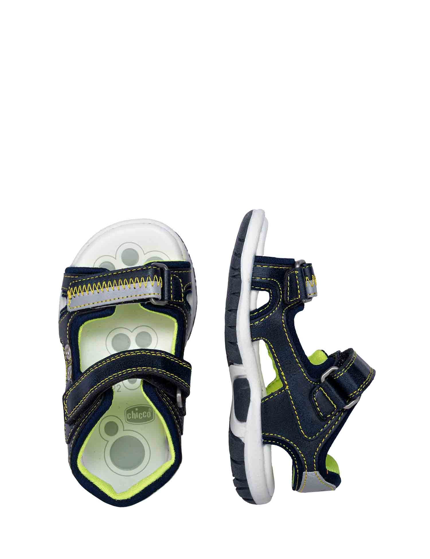 Sandali con strappi Blu Chicco