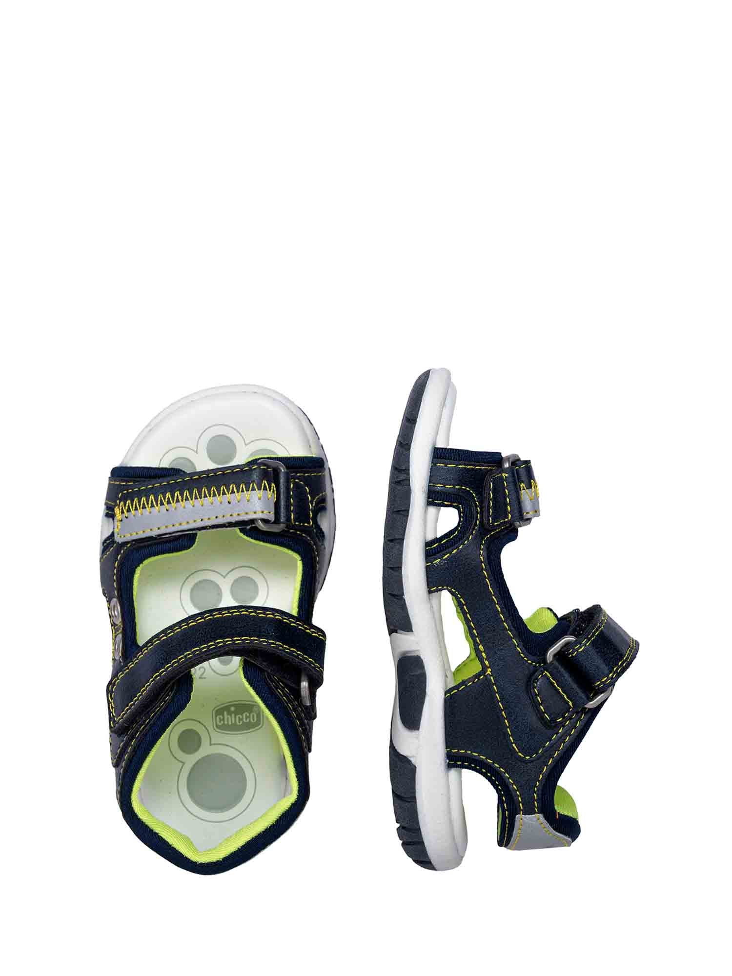 Sandali con strappi Blu Chicco