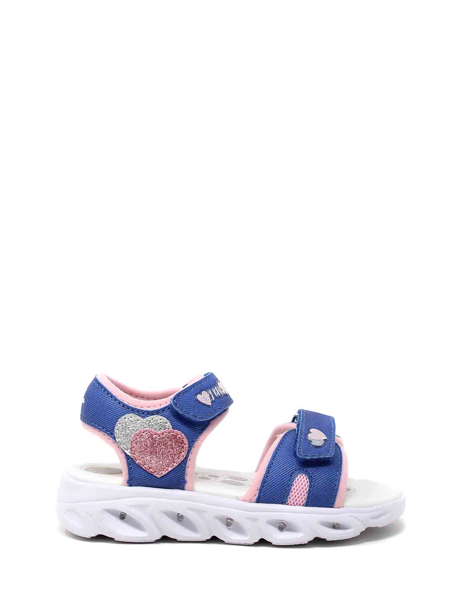 Sandali con strappi Blu Chicco