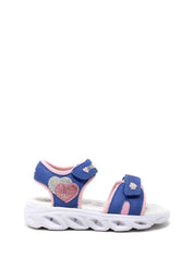 Sandali con strappi Blu Chicco