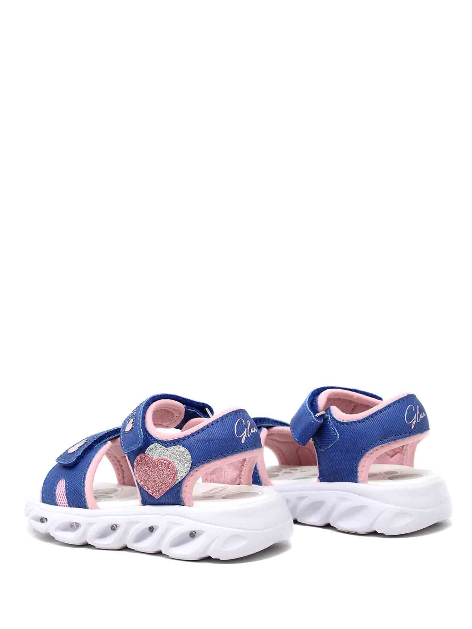 Sandali con strappi Blu Chicco