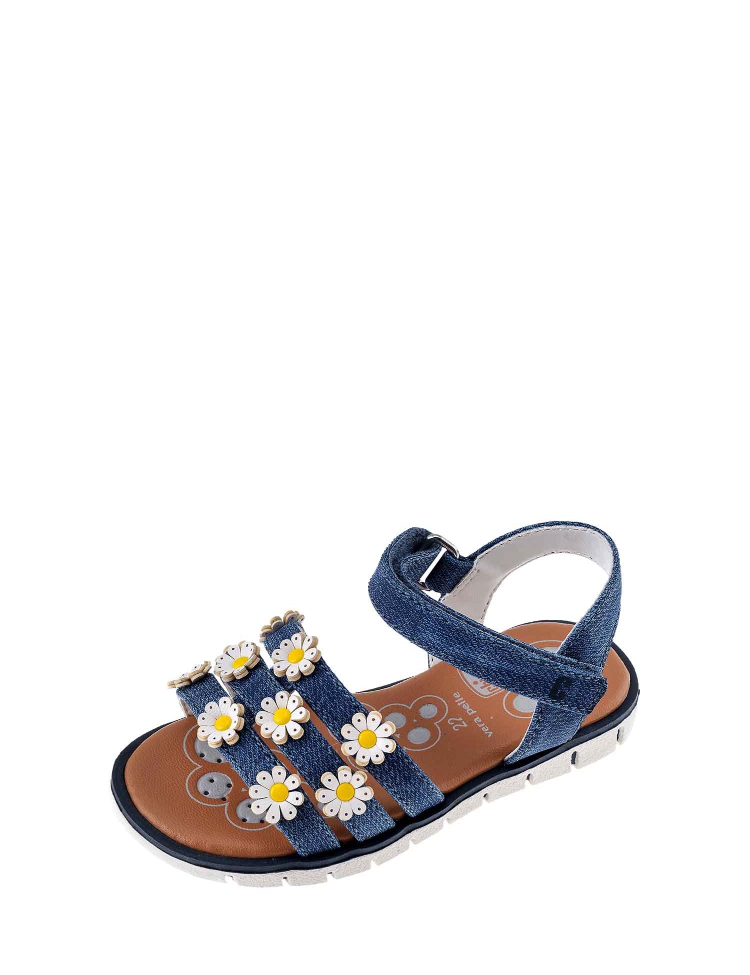 Sandali con strappi Blu Chicco