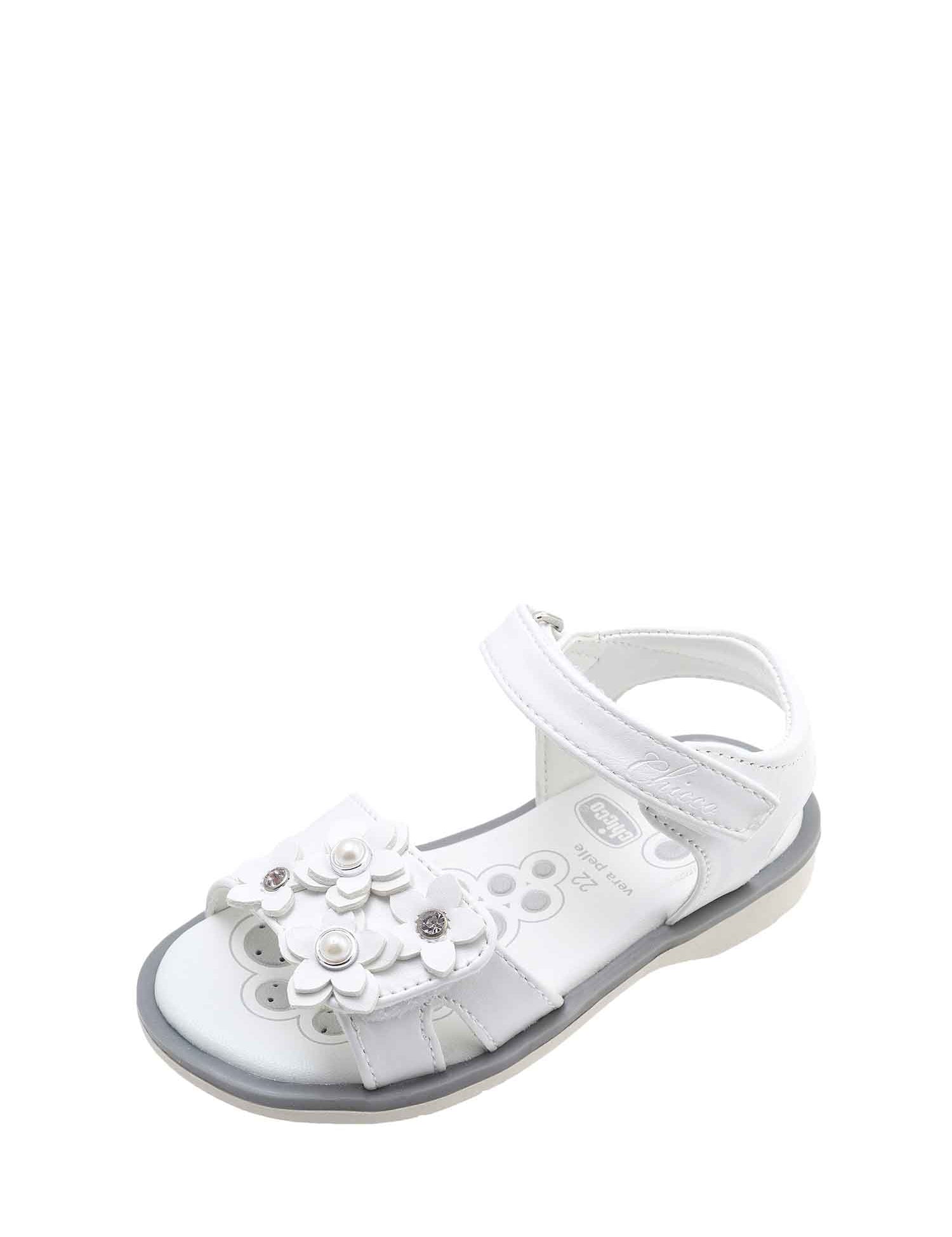 Sandali con strappi Bianco Chicco