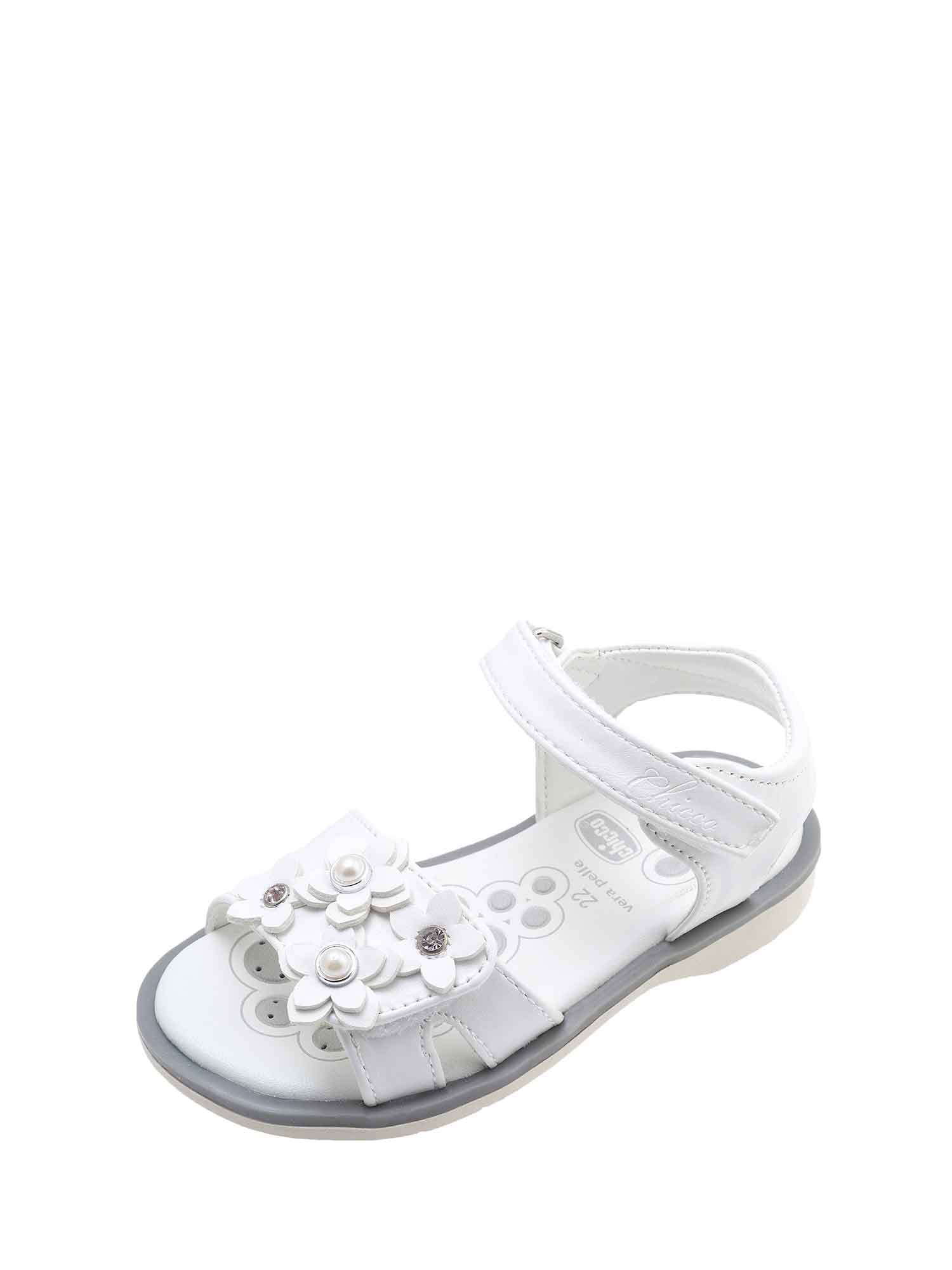 Sandali con strappi Bianco Chicco