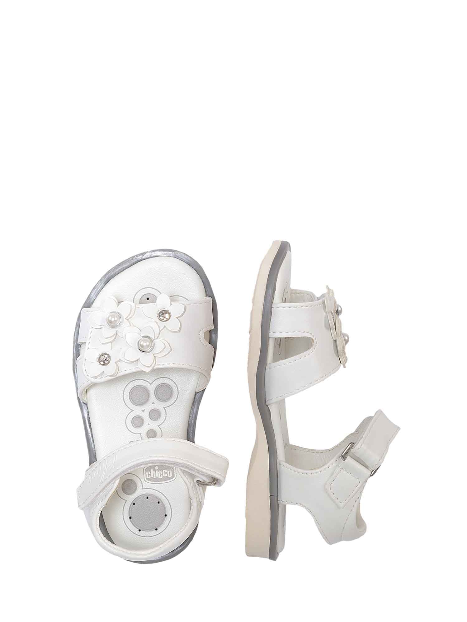 Sandali con strappi Bianco Chicco