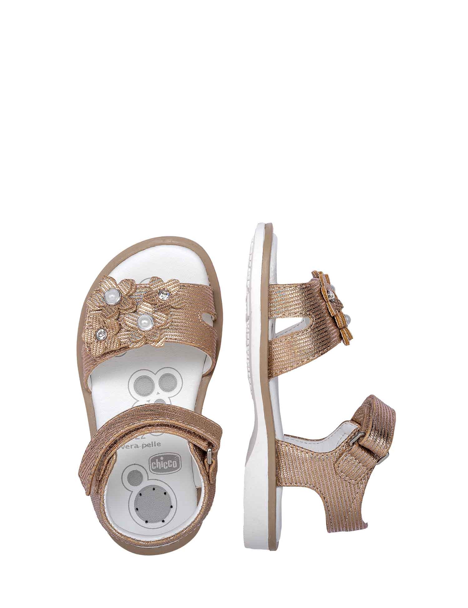 Sandali con strappi Marrone Chicco