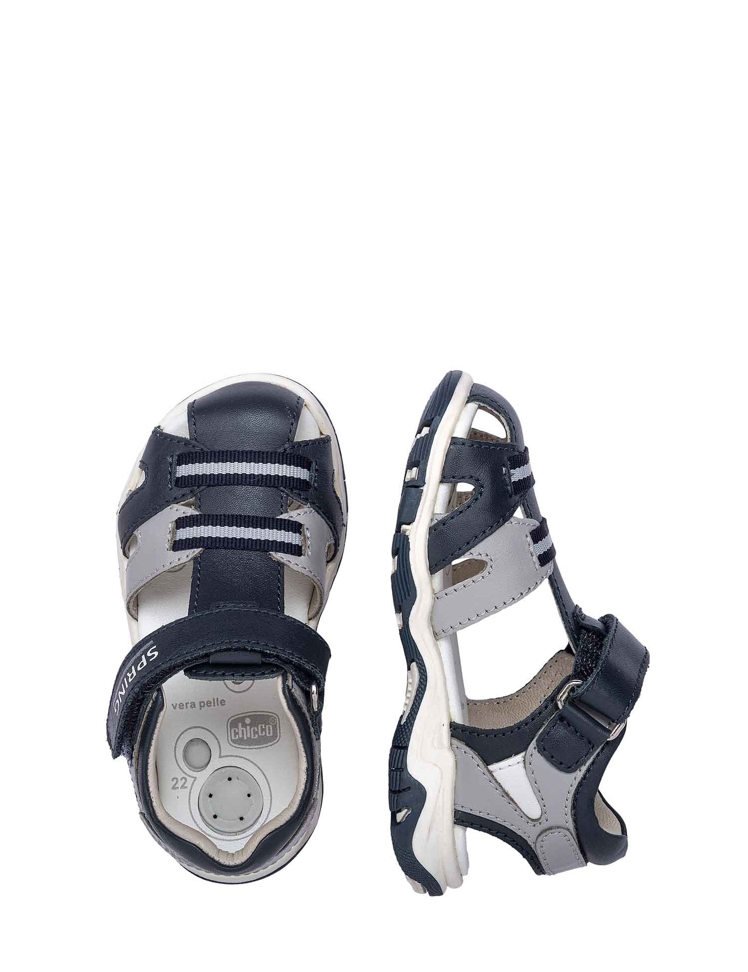 Sandali con strappi Blu Chicco