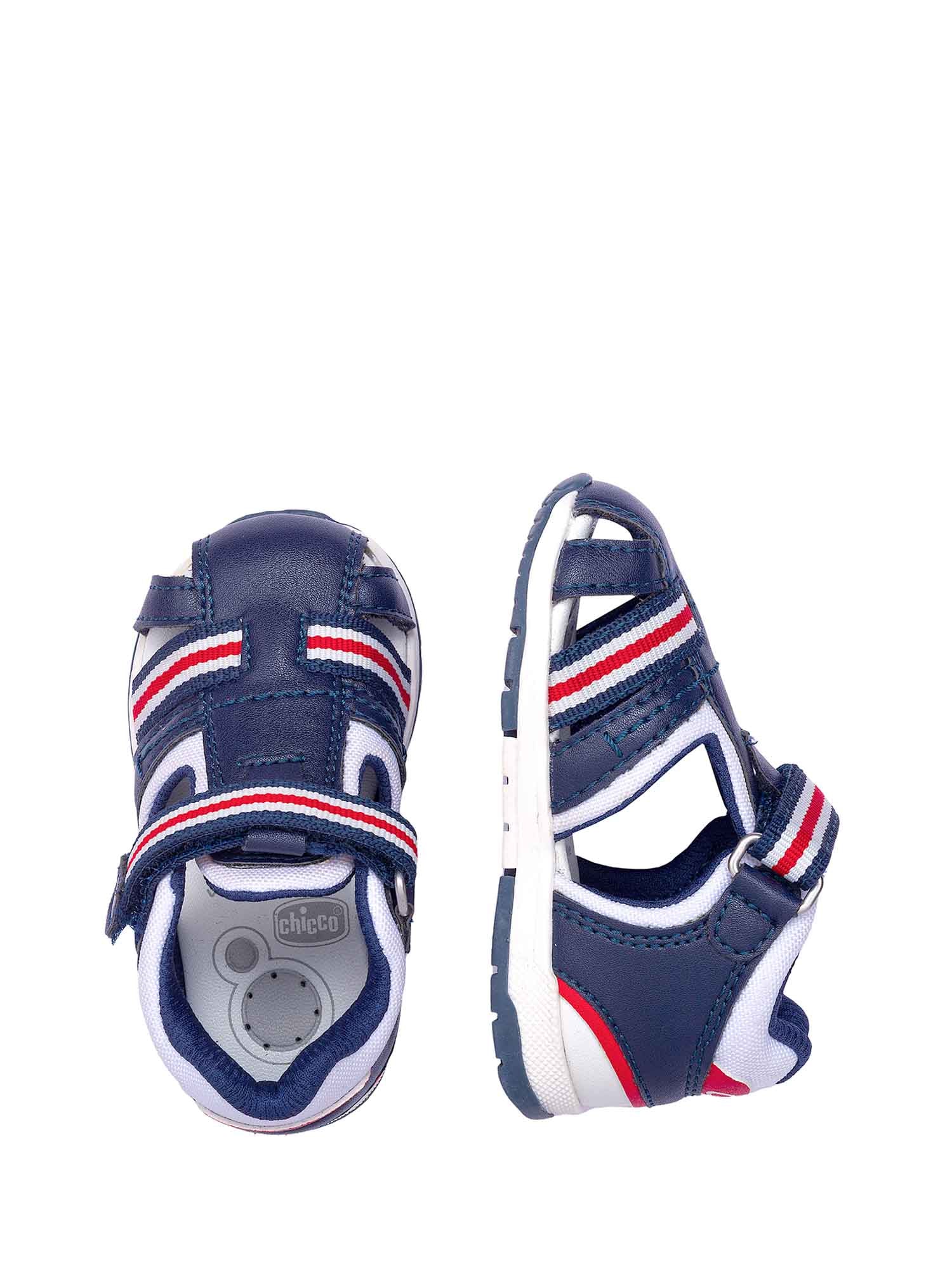 Sandali con strappi Blu Scuro Chicco