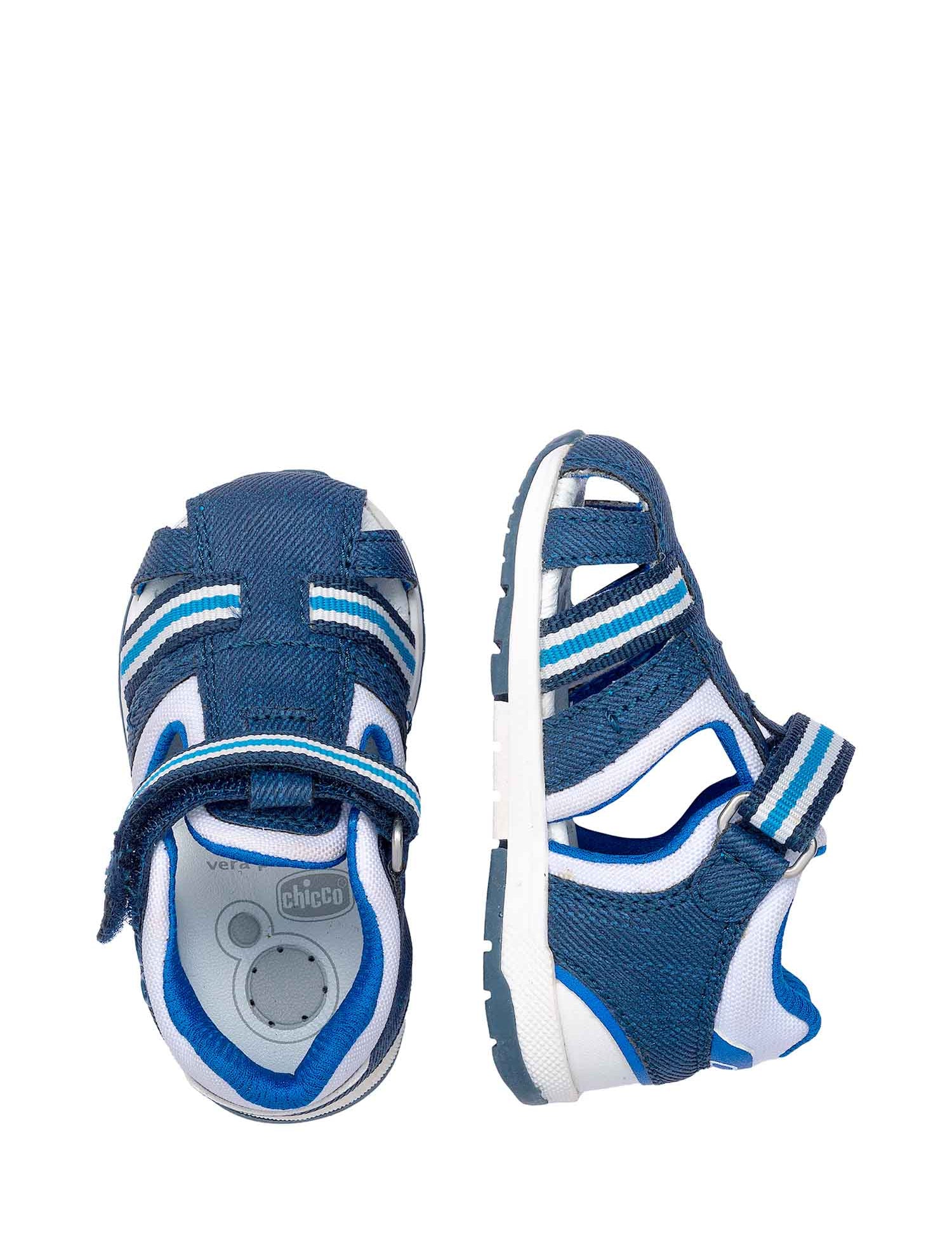 Sandali con strappi Blu Chicco