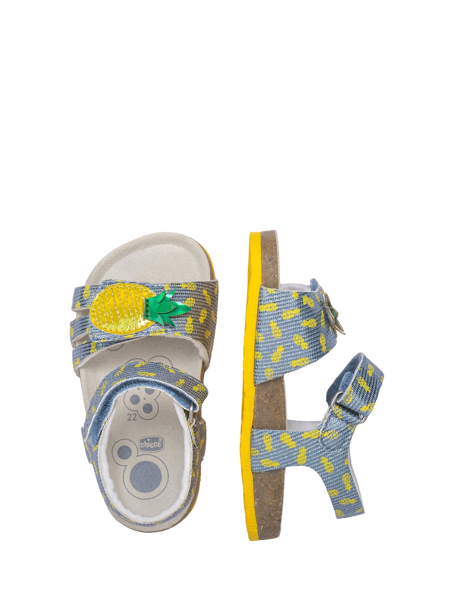 Sandali con strappi Blu Chicco