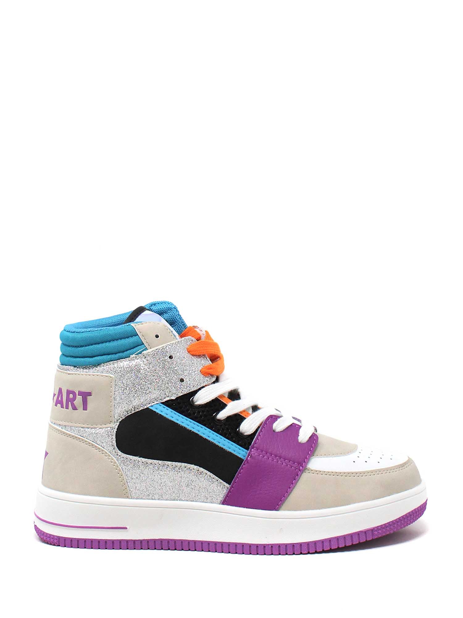 Sneakers Argentato Shop Art