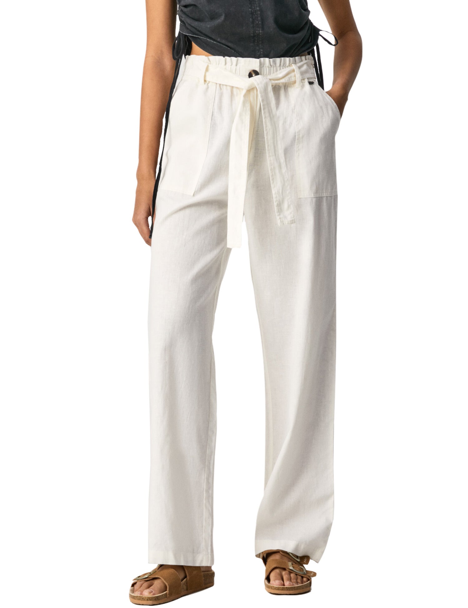 Pantaloni Bianco Pepe Jeans