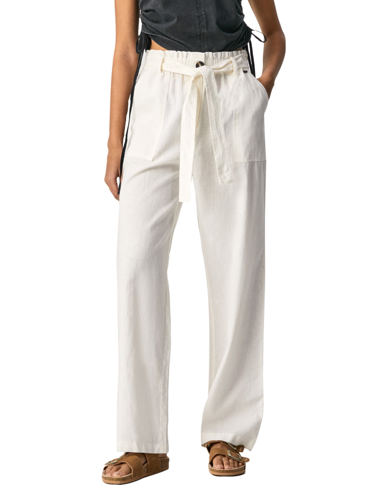 Pantaloni Bianco Pepe Jeans