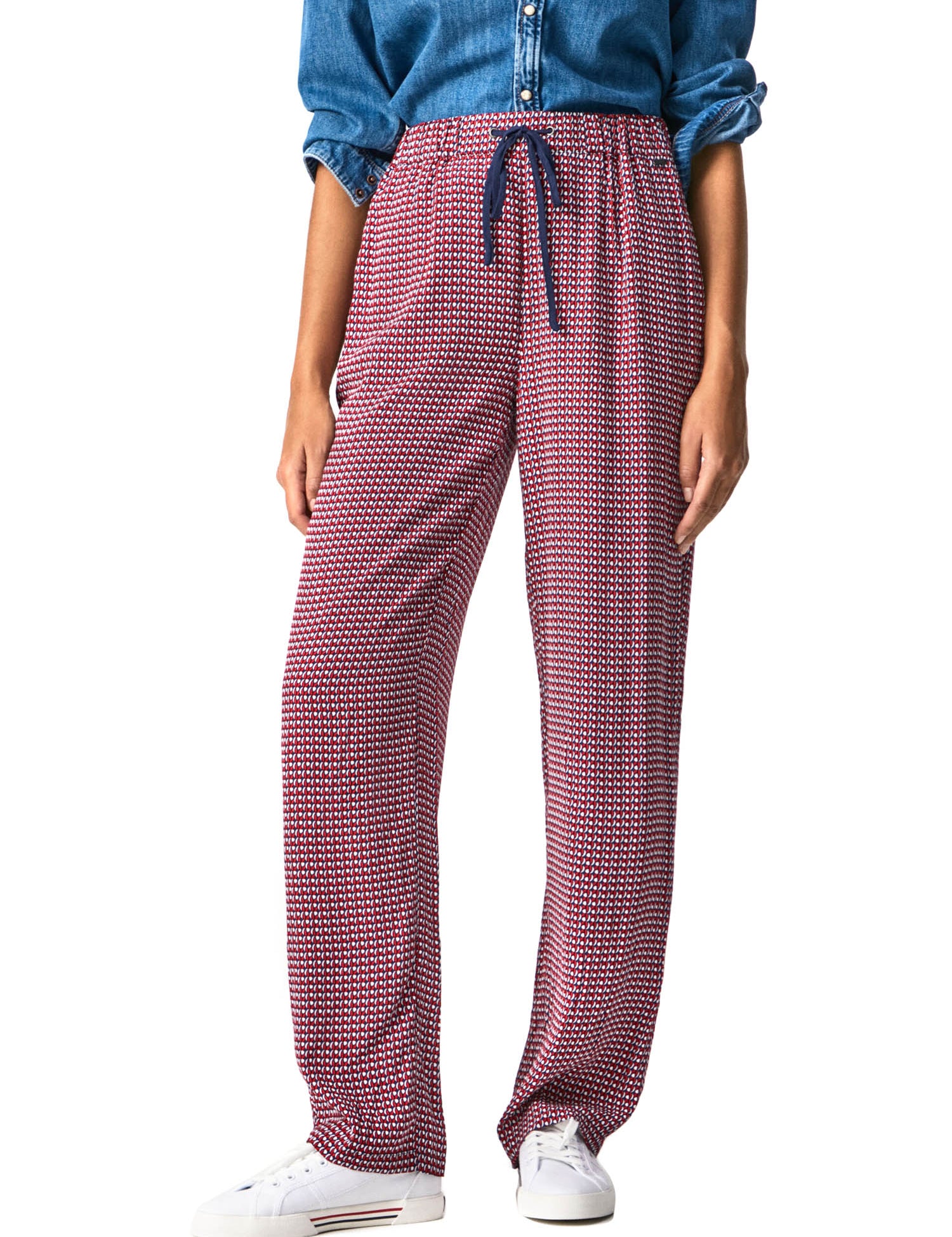 Pantaloni Rosso Pepe Jeans