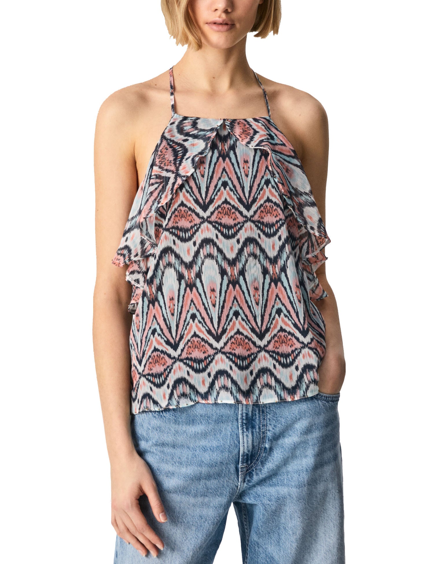 Top e canotte Blu Pepe Jeans