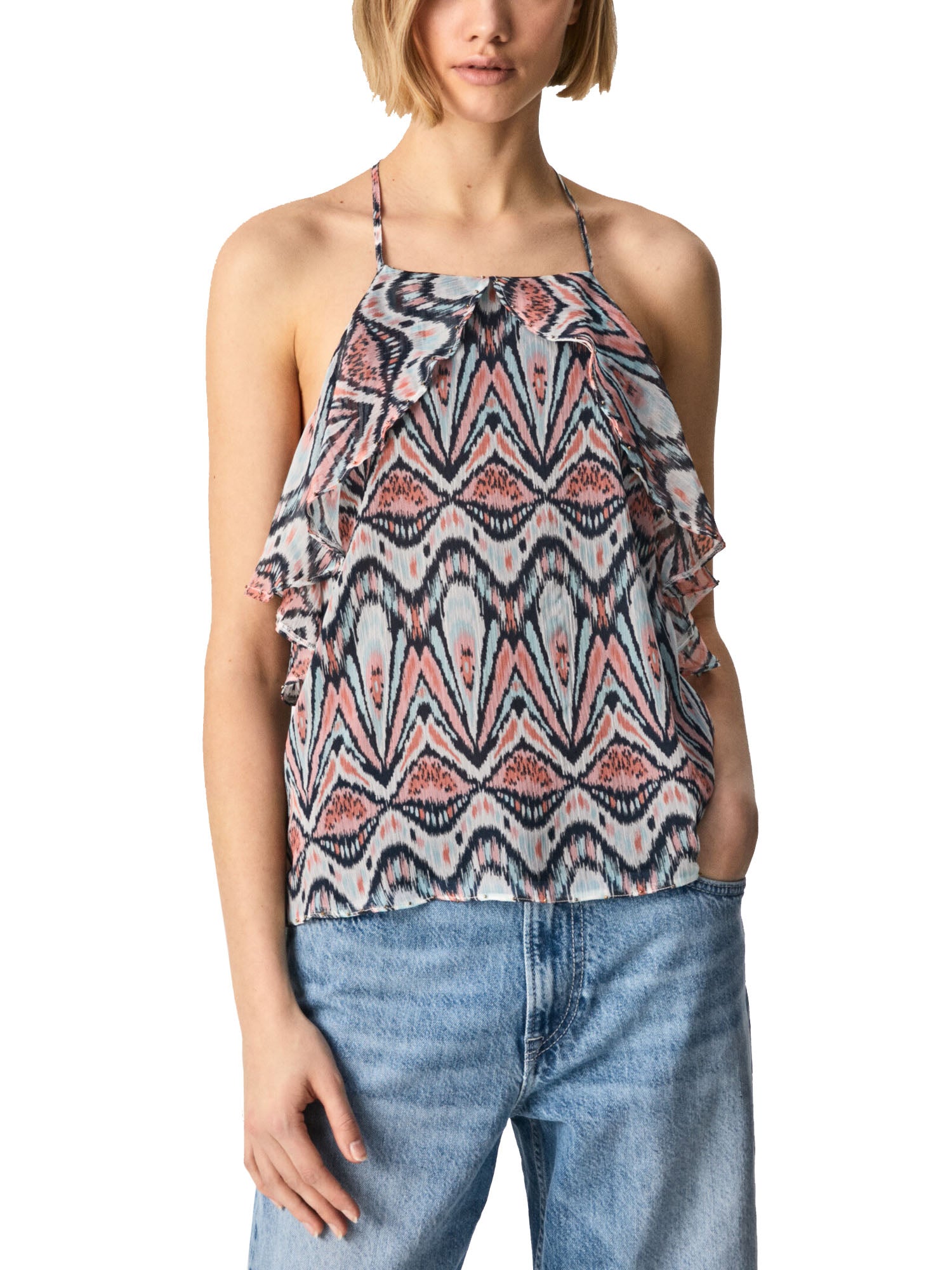 Top e canotte Blu Pepe Jeans