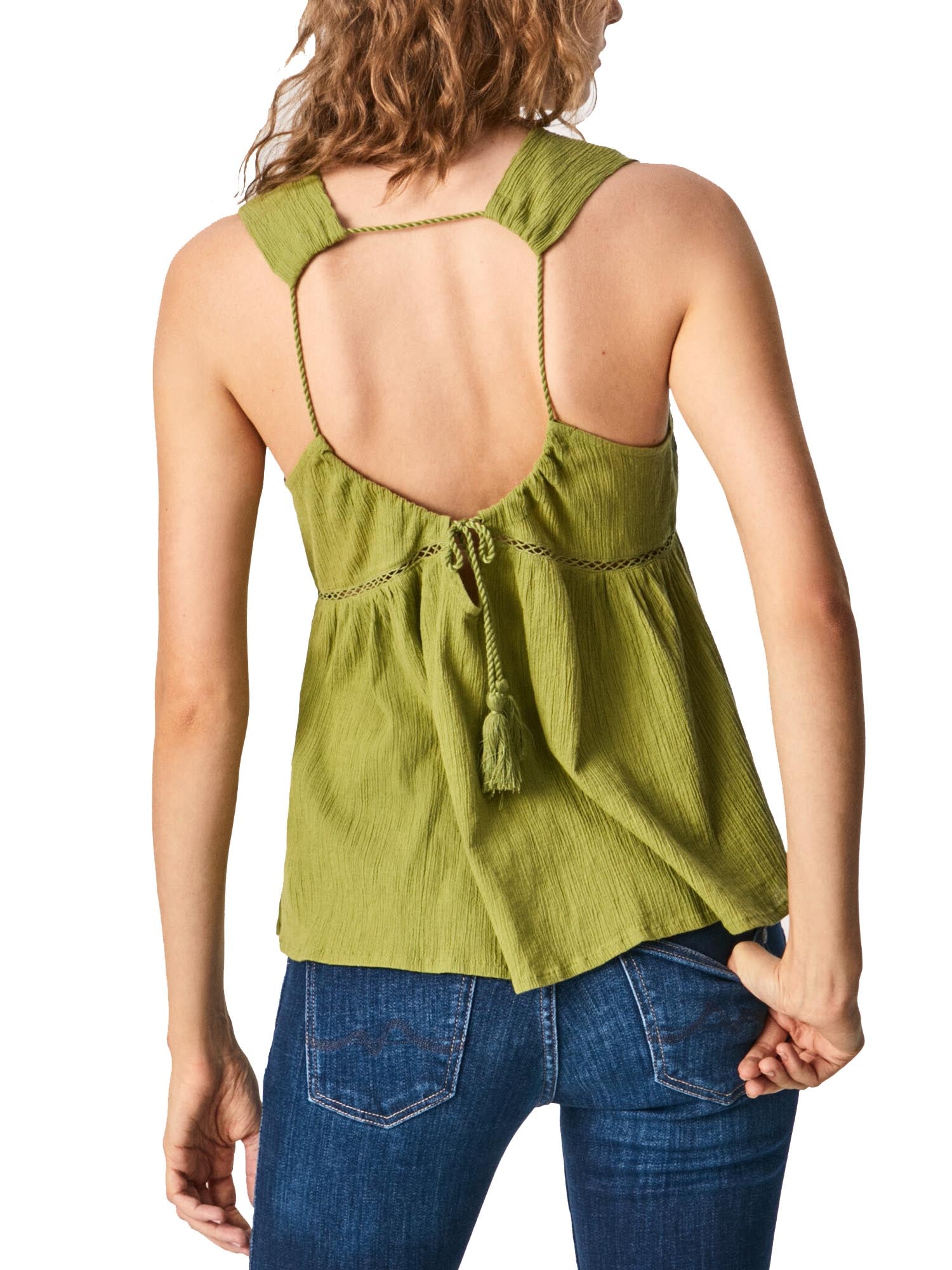 Bluse Verde Pepe Jeans