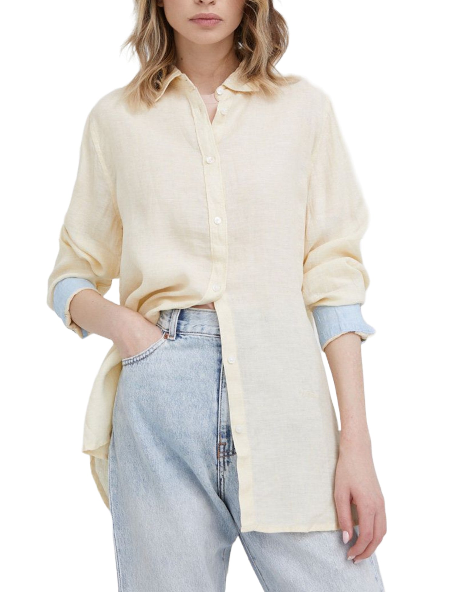 Camicie Giallo Pepe Jeans