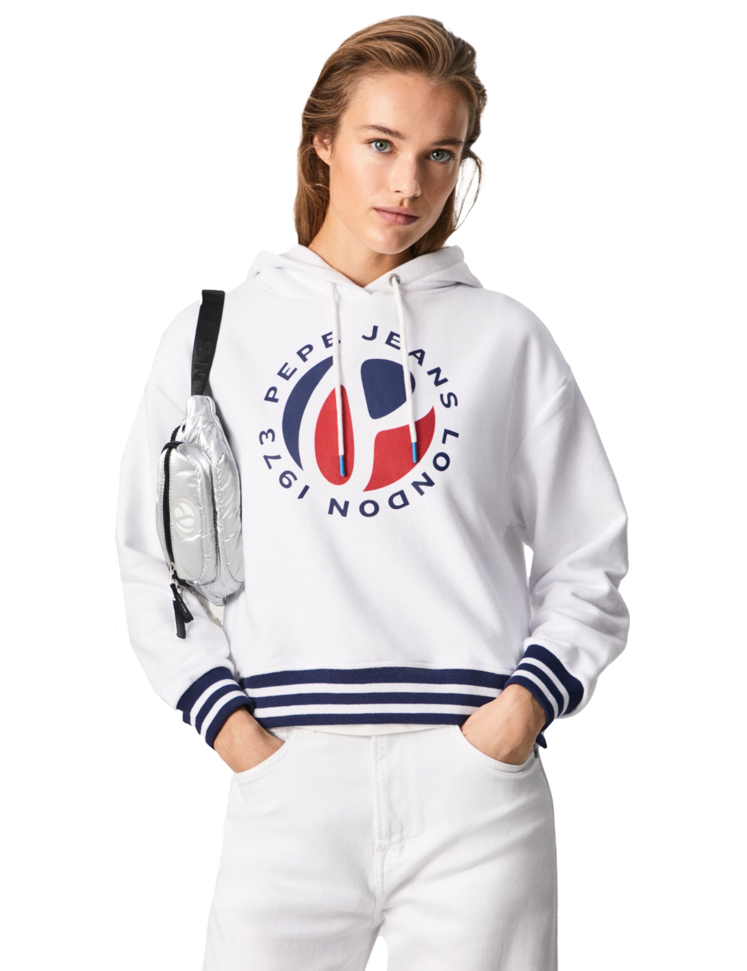 Felpe Bianco Pepe Jeans