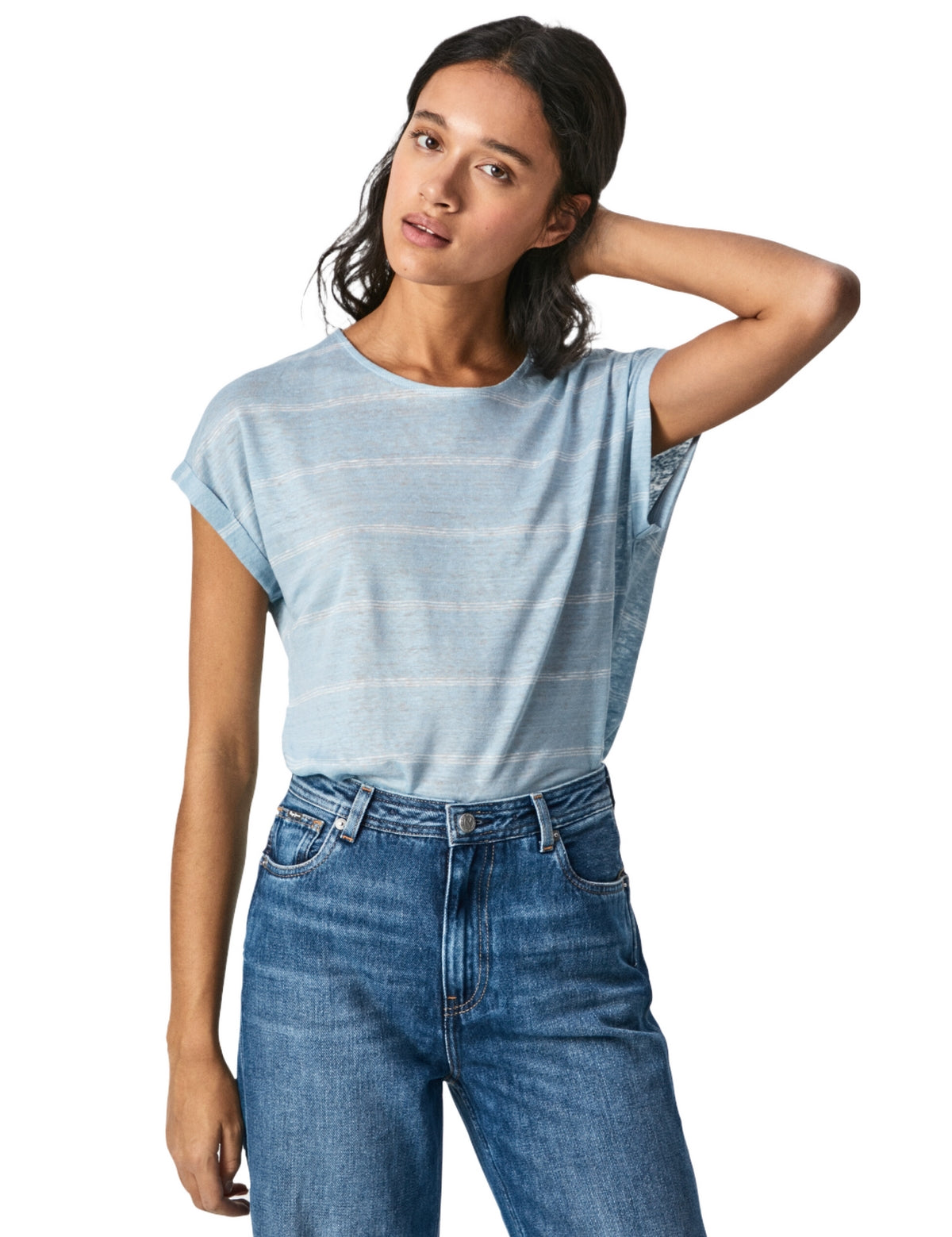 T-shirt Blu Pepe Jeans