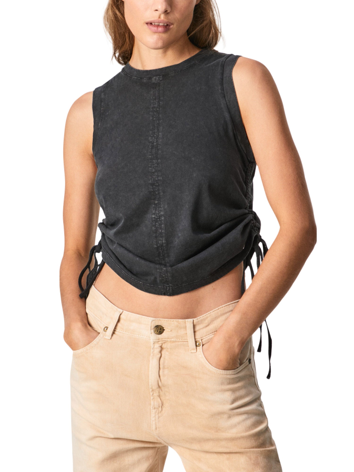 Canotte Nero Pepe Jeans