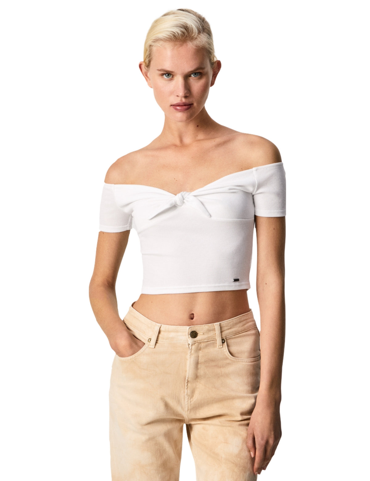 Top e canotte Bianco Pepe Jeans