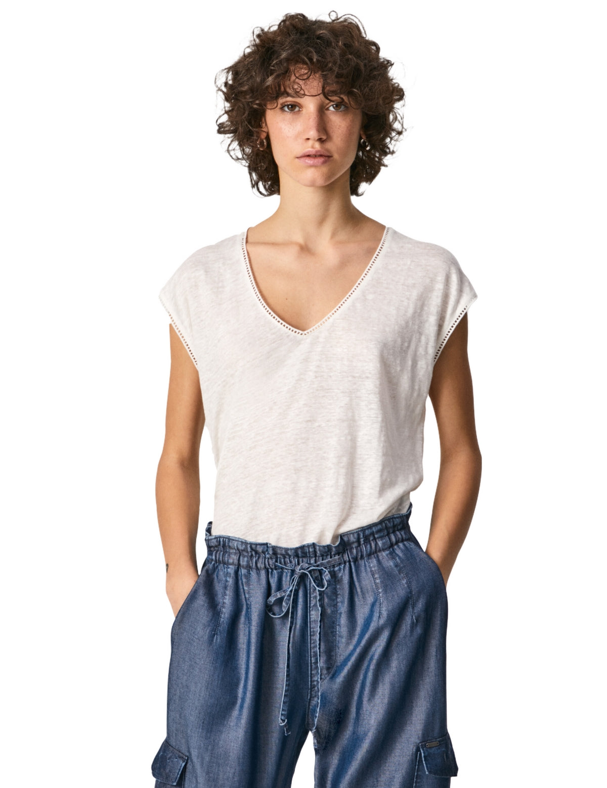 T-shirt Beige Pepe Jeans